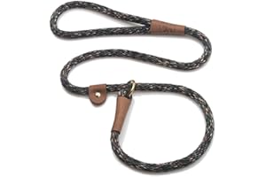 Mendota Pet Slip Leash - Dog Lead and Collar Combo - Made in The USA - Camo, 1/2 in x 6 ft - for Large Breeds
