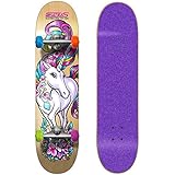 SkateXS Beginner Unicorn Girls Skateboard