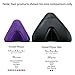 LOCKEROOM Pocket Physio Muscle Trigger Triangle, Pressure Point Release, Relieve Muscle Knots and Spasms, Lightweight, Latex Free - Purple