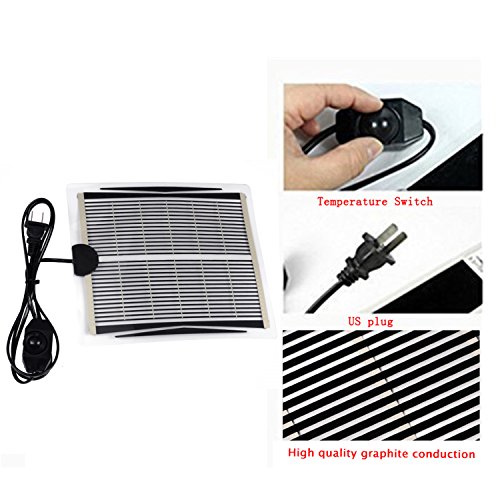 Reptile Heating Pad,Vipe Reptile Heat Mat Under Tank Heating Pad US