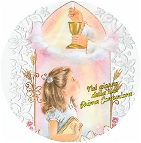 Cialda In Ostia Prima Comunione Bimba Per Decorazione Torta Amazon It Giochi E Giocattoli