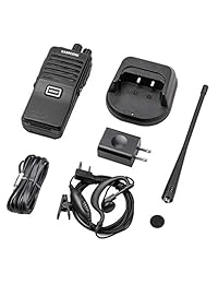 SAMCOM FPEN10A 20 canales GMRS 2 Way Radio con función de conversación de grupo, UHF largo alcance Walkie Talkie 2 vatios