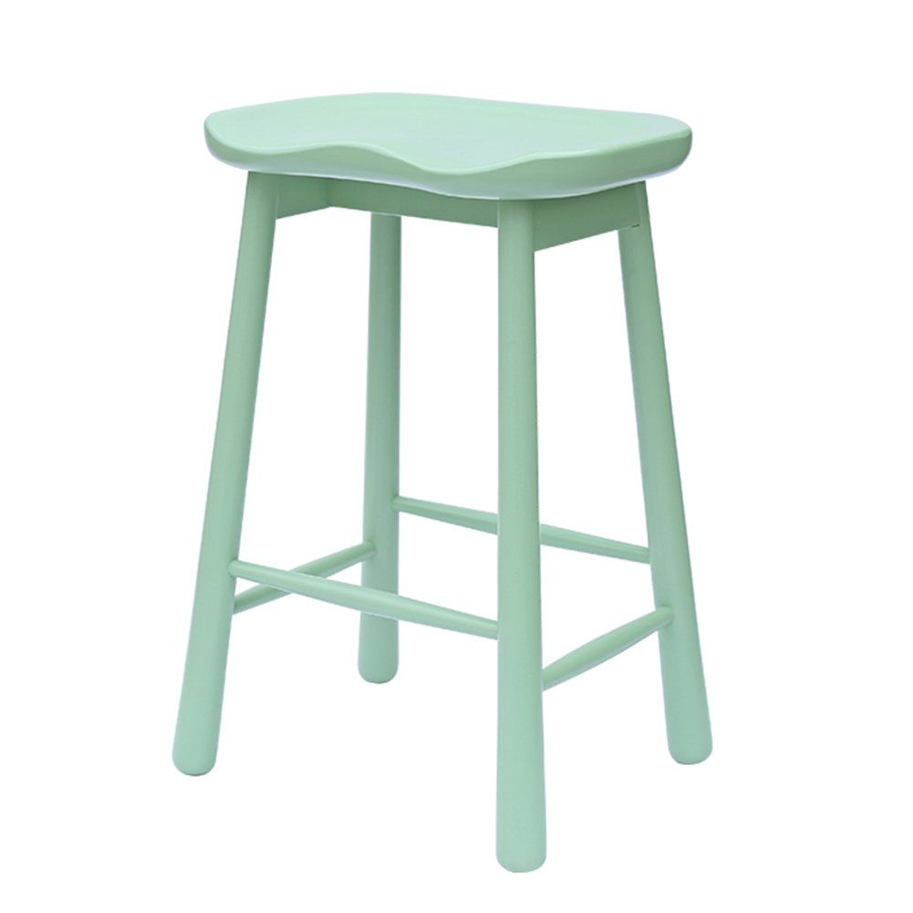 即発送可能 Pengfei チェア スツール 無垢材 多機能 バースツール ダイニングチェア メイクアップスツール レストラン 調査 創造性 5色 高い43cm 脚立 踏み台ステップ チェア 色 緑 B07dnyhphp 緑 緑 Hermescolleges Ca