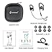 Cambond Wireless Bluetooth Headphones for Running Sweatproof Earphones Sports Flexible Earhook Headphones with Mic for iPhone Android, APT-X Audio, Bluetooth 4.1, CVC 6.0 Noise Cancelling (Black)