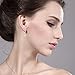 Gem Stone King 925 Sterling Silver Citrine Drop Earrings For Women (10.00 Cttw, Gemstone Birthstone, Briolette Cut 12X8MM)