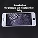 iPhone 7 Plus Screen Protector, Aothing Tempered Glass Screen Protector Full Cover HD Transparent 9H Anti-Scratch, Shatterproof, Bubble Free, Anti Blue-ray Easy Install for iPhone 7/8 Plus (White)