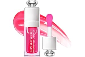 GECOMO Fruit Flavored No-Sticky Lip Gloss Balm for Dry Lips - Hydrating and Nourishing Cherry Lip Oil (0.2 OZ)