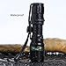 Kizad Super Bright Flashlight Zoomable XML T6 Light Torch,Outdoor Tactical Flashlight Waterproof, Great for Hunting,Cycling,Climbing,Camping and Out door Activities,Black