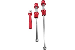 Bike Axle Quick Release Skewer, Aluminum Alloy Bike Wheel Hub Skewers Bicycl Anti-Theft Wheels Security Locking Bicycl Parts 