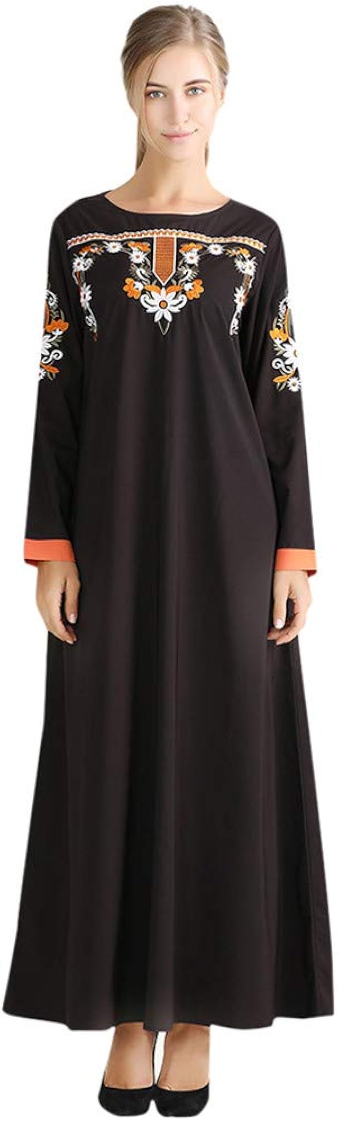 Other Sey Robe Longue Pour Femme Musulmane Avec Hijab Imprime Velours Decontracte D Ete Islamique Abaya Jilbab Cocktail Noir Taille M Amazon Fr Vetements Et Accessoires