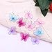Fenical 50pcs 3D Butterfly Wire Mesh Butterfly Wedding Home Decoration (Mixed Color)