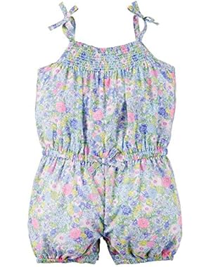Tank Romper, Floral, New Born