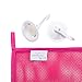 2 x Mesh Bath Toy Organizer + 6 Ultra Strong Hooks – The Perfect Bathtub Toy Holder & Bathroom or Shower Caddy – These Multi-use Net Bags Make Baby Bath Toy Storage Easy – For Kids & Toddlers