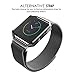 MoKo Fitbit Blaze Band, Milanese Loop Mesh Stainless Steel Bracelet Watch Strap for Fitbit Blaze Smart Fitness Watch with Unique Magnet Lock, No Buckle Needed, Frame NOT Included - BLACK