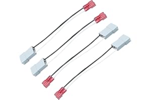 VKVXCLON 72-7800 Car Speaker Connector Speaker Wire Harness Replacement for Honda Civic Cr-v Ridgeline Accord Element Acura Integra TSX RSX CL ILX MDX RL TL 1990-up, Door Speaker Harness Adapter 4Pcs