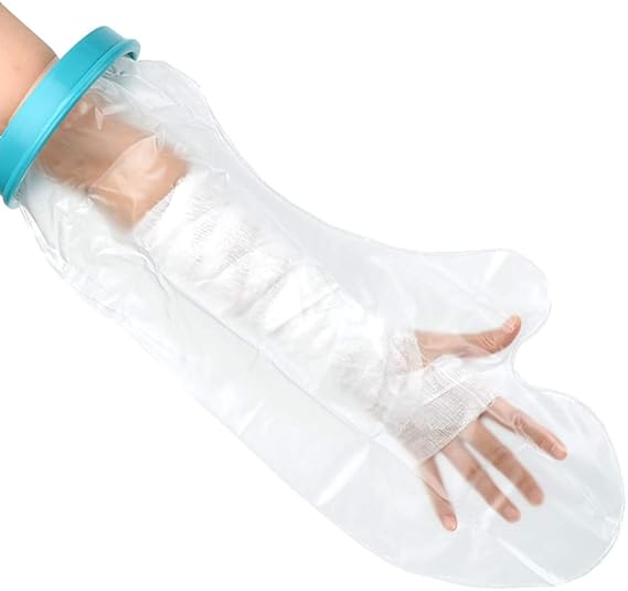 Amazon Co Jp Qwaskj ギプスカバー 腕用 大人用ロング シャワーカバー 防水カバー 繰り返し使える 再利用可能 骨折 脱臼 ギプス シールタイト 装着 入浴用 シャワー用 洗える 包帯 患部 ケガ 服 ファッション小物