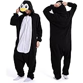 RDSPTBEK Adult Animal Onesie - Onesies Pajamas for Women & Men Couples, Soft Fleece Halloween Cosplay Costumes Sleepwear