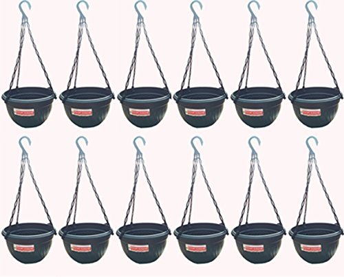cappl hanging pot black (pack of 12)