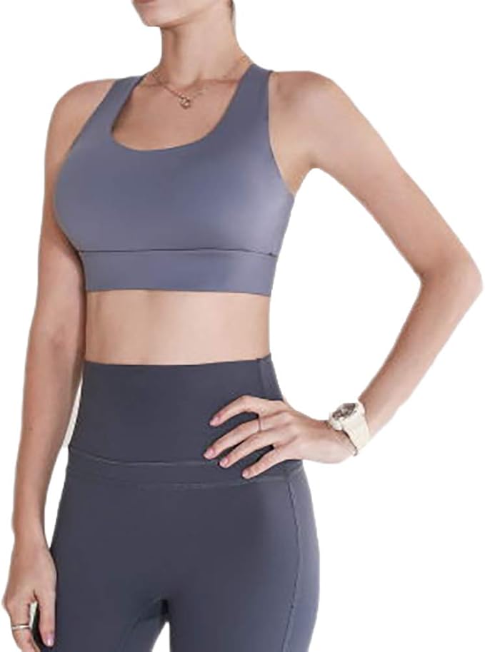 SportBHS Für Frauen Laufen,Stoßfest Gather Antisag SportBH Weste Stil Tragbar Fitness Yoga