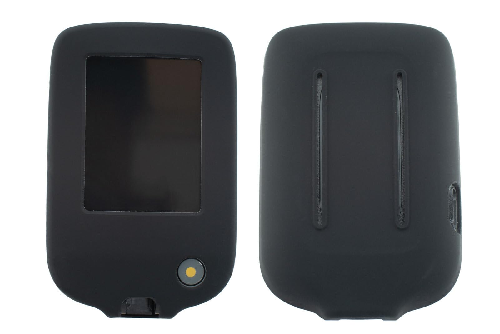 caseroxx Silicone-Case compatible with Freestyle Libre 3 made from silicone, case with or without belt clip in black