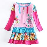 Novatx Flower Princess Baby Girl Clothes H5602 Pink (5/6y)