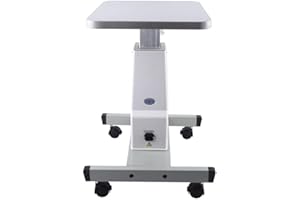 DONSU Optical Optometry Motorized Instrument Table 40x48cm Professional Adjustable Electric Lifting Mobile Lift Table Ophthalmic Eyeglass Shop Work Stand Table Equipment Lift Tables
