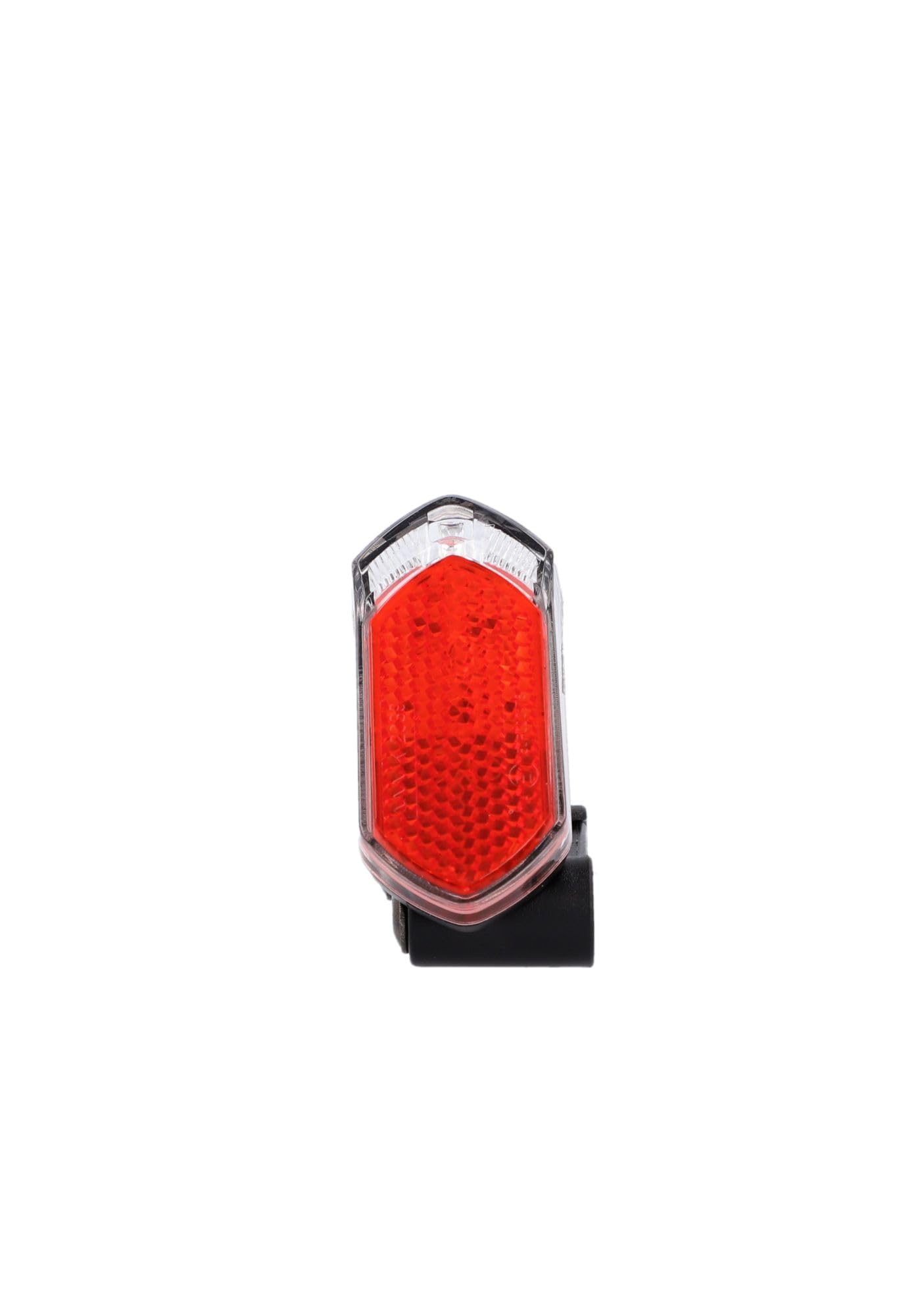 Fischer Bicycle LED Rear Light for Mudguard and Strut Attachment | Integrated Reflector | StVZO Approved | Red