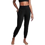 LASLULU Womens High Waisted Joggers with Pockets Loose Tapered Sweatpants Workout Yoga Pants Lounge Pants