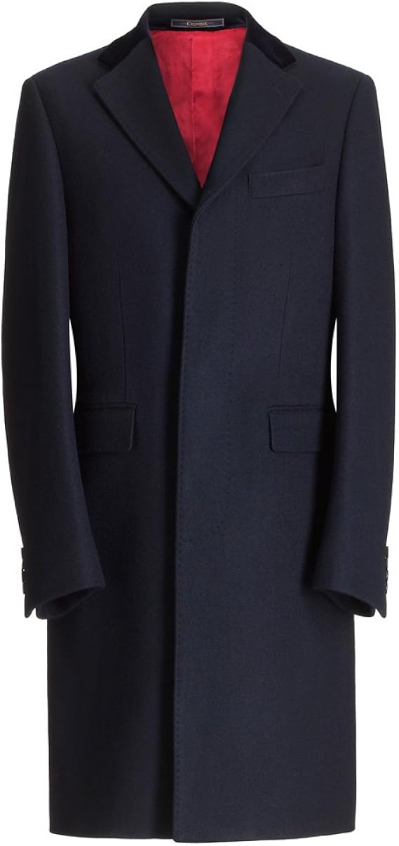 Crombie Men?s Crombie Coat ? Navy 3251D 44 Amazon.co.uk Clothing