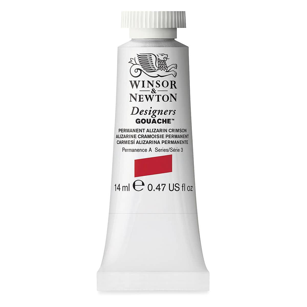 Winsor & Newton Designers Gouache Tube, 14 ml - Permanent Alizarin Crimson