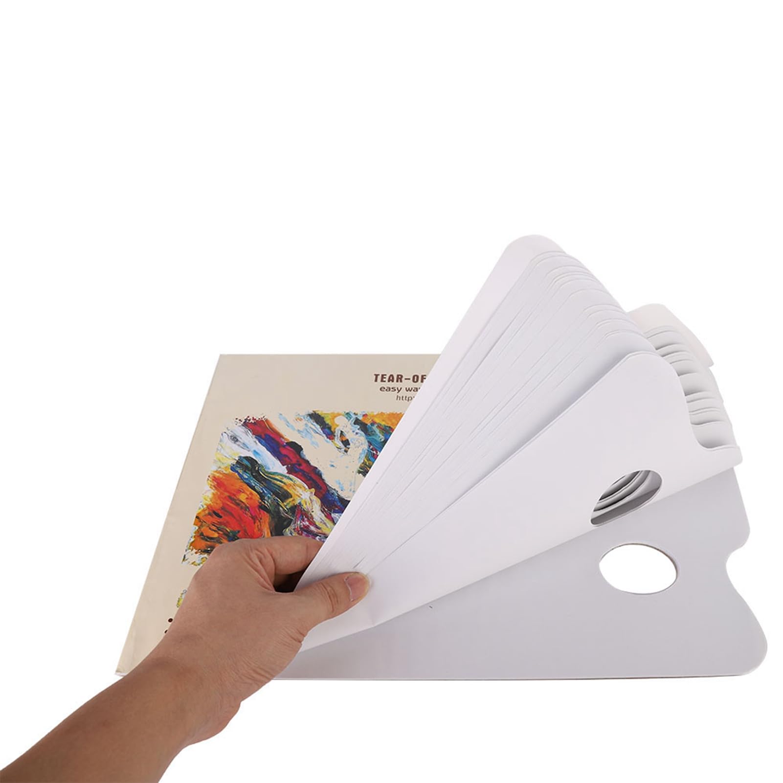 Paper Palette Pad A3 Tear Off Paper Palette for Oil Painting Color Matching for Mixing Acrylic Watercolour Oil