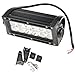 Kawell Led Fog Light 36W AMBER WHITE Spot and Flood Combo Beam Off Road LED Light Bar-suitable for Off-road Vehicle/ATVs/SUV/Truck etc