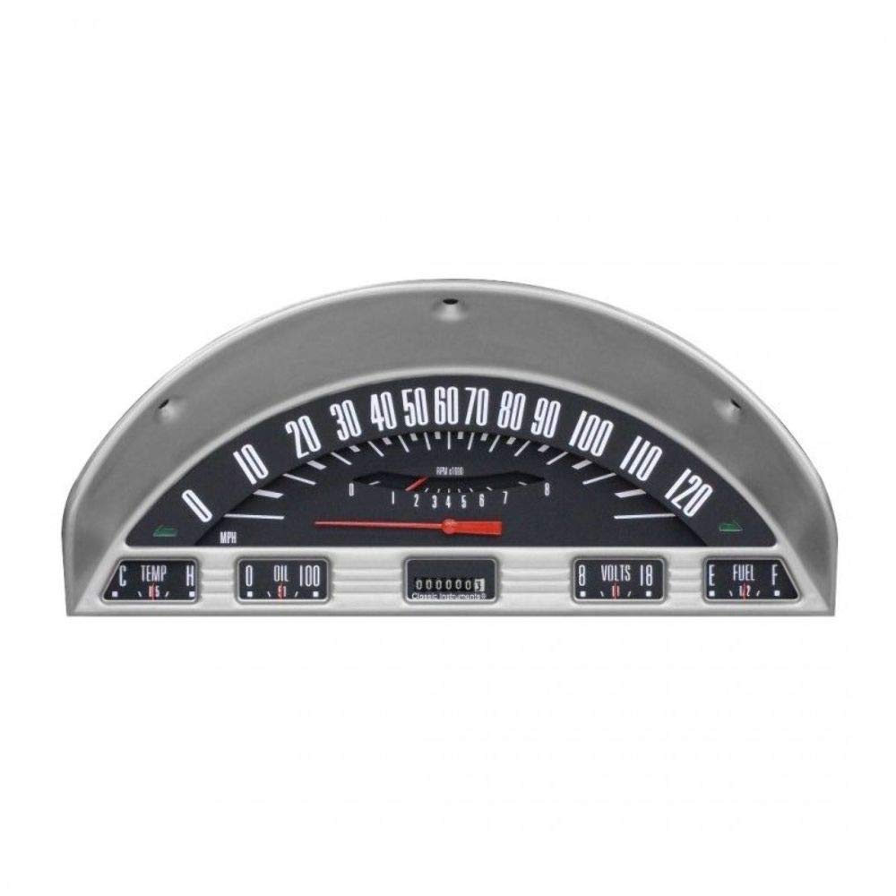 Classic Instruments 1956 Ford F-100 Truck Dash Gauge Package - Black - Complete