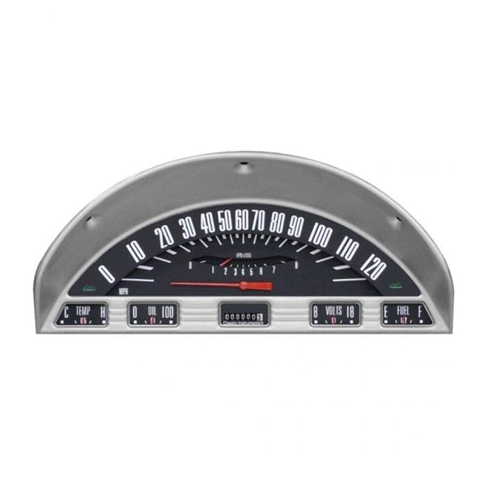 Classic Instruments 1956 Ford F-100 Truck Dash Gauge Package - Black - Complete
