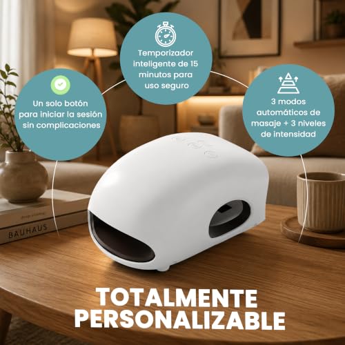 ALIVIATE - Electric Hand Massager with Heat - Relief Hand Arthritis Glove with 3 Modes and Timer - Carpal Tunnel Massager Ideal for Gift.