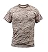 Rothco Digital Camo T-Shirt – Short Sleeve Crew Neck Base Layer Tee Shirt, Desert Digital Camo, 3XL