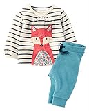 Fiream Girls Autumn Cute Print Long Sleeve Clothing Set(20079TZ,3T)