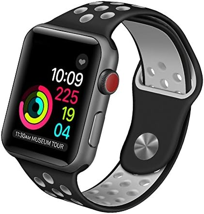 Xinliliang For Apple Watch Bands,exercise bands,38mm 42mm Soft Silicone Replacement Bands Sports iwatch Wristband for Apple Watch Series 1 Series 2 Series 3 Women &amp; Men