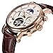 BINSSAW Men Tourbillon Automatic Mechanical Watch Luxury Brand Leather Fashion Casual Stainless Steel Sports Watches for Male