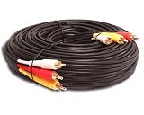 3 RCA Gold Audio Video Composite Cable (40ft)