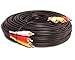 Yovus 3 RCA Gold Audio Video Composite Cable (40ft)