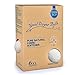 Yazer Pack of 6 Wool Dryer Balls XL Handmade Organic New Zealand Natural Fabric Softener (6, White)