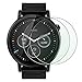 Motorola Moto 360 Glass Screen Protector，[2-Pack] HAOCITY Tempered Glass, Screen Protector for Moto 360 1st Generation, Moto 360 2nd Generation 46mm Watch