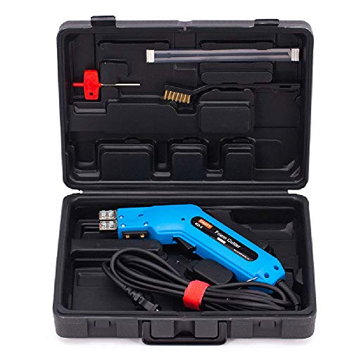 DOMINTY 110V 150W Large Groove Electric Hot Knife Foam Cutter Heat Wire Grooving Cutting Tool Foam Cutting Pen Sponge Insulation KT Board - Thumbnail 7