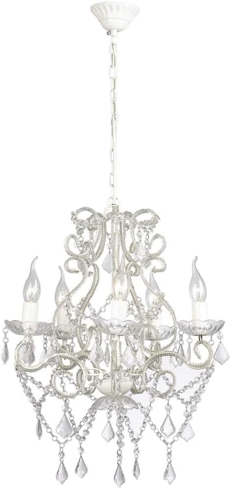 vidaxl lampara arana clasica 2800 cristales lagrimas luz de techo de cristal