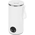 Portable Rechargeable Electric Kettle - 400mL Travel Electric Kettle, With Rotary Stirrer, Stainless Steel Mini Tea Kettle Hot Water Boiler for Outdoor