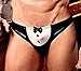 YiZYiF Men's Sexy Tuxedo Briefs Fancy G-String Stretch Underwear with Bowtie Large