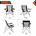 KingCamp Heavy Duty Folding Arm Chair with Comfotable Tilted Backthumb 2