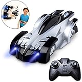 Force1 Gravity Defying Remote Control Car - RC Cars for Adults, Kids, Boys or Girls, Race Car Toys for Floor or Wall w/ USB for Rechargeable Fast RC Car (Black)