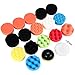 WINOMO 19Pcs Polishing Pads Sponge Buff Pads Set Kit with M10 Drill Adapter for Car Polisher